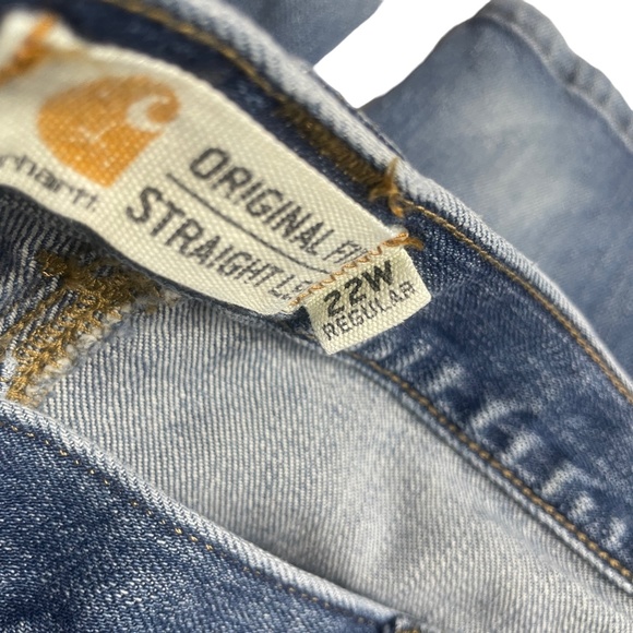 Carhartt 22W Womens Jeans Original Fit Straight Leg - Picture 3 of 7